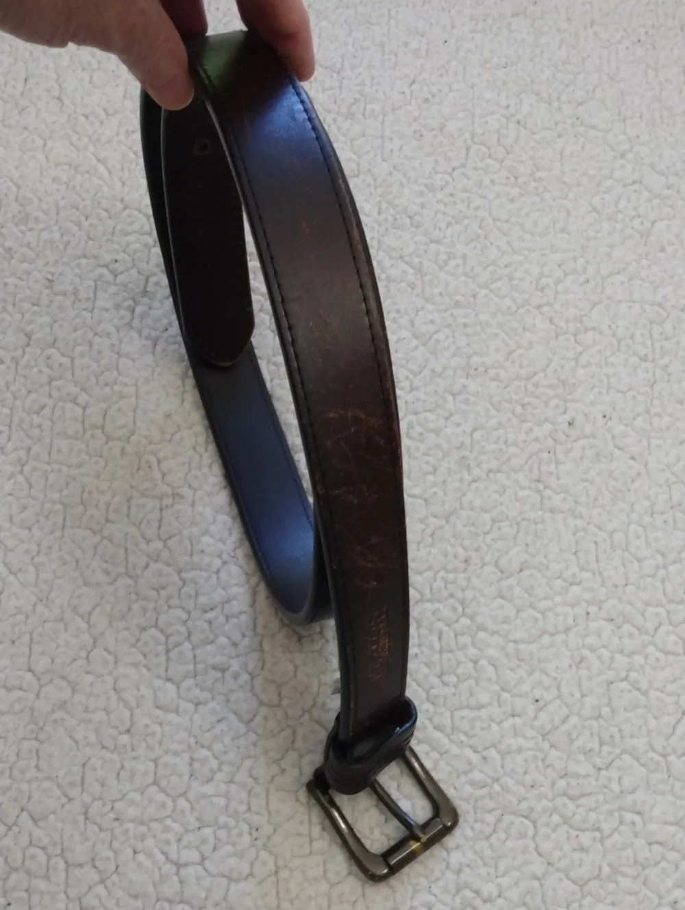 Handcrafted Brown Full Grain Italian Leather Belt (Guaranteed for Life)  38